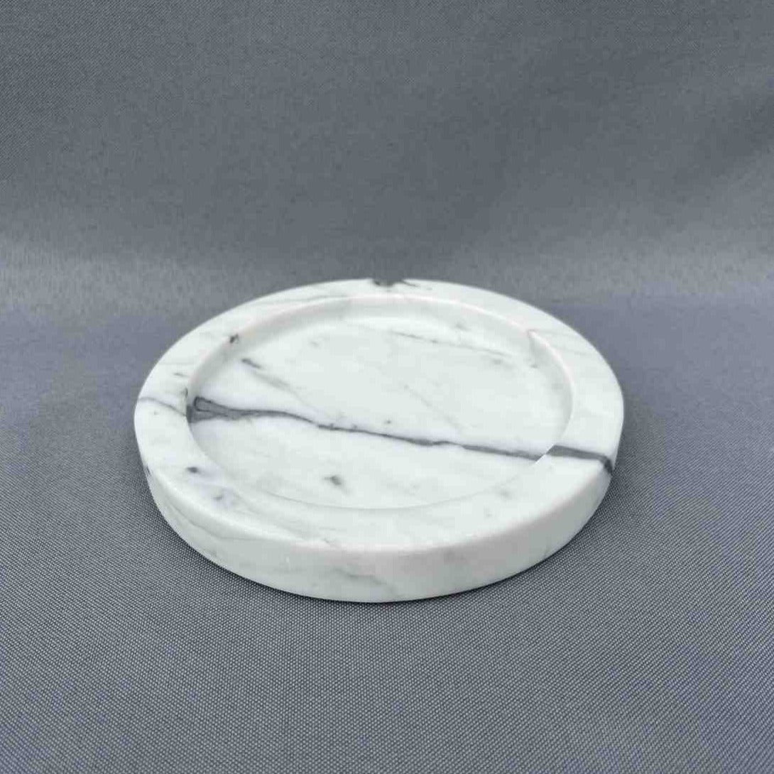 Catchall Plate - White Marble