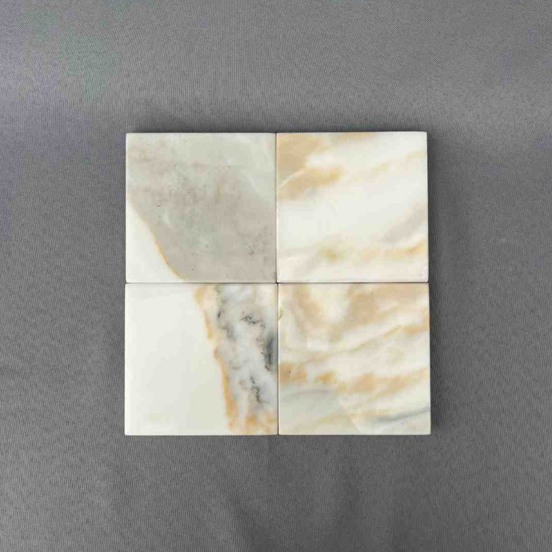 Coasters - White Marble (Set of 4)